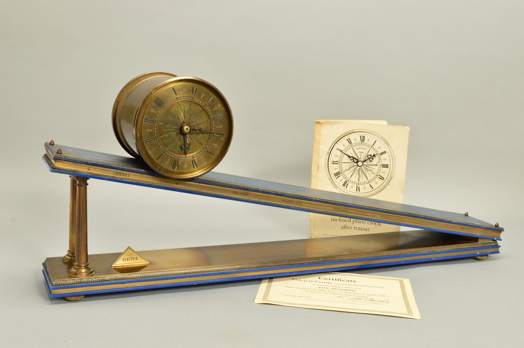 AN E. DENT & CO LTD OF LONDON LIMITED EDITION INCLINED PLANE MYSTERY
