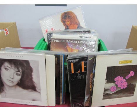 1980's Interest L.P's, thirty titles in this well cared for collection, to include, New Order -Substance, Kate Bush - Hounds 