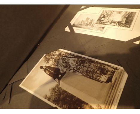 Album of vintage photographs and postcards 