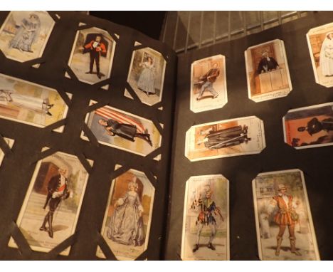 Album of vintage cigarette card sets