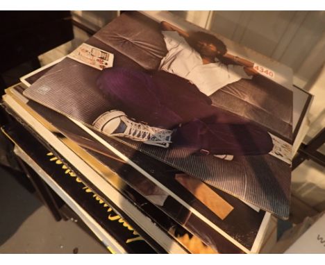 Fifty records mainly 1980s to include Rod Stewart Michael Jackson etc