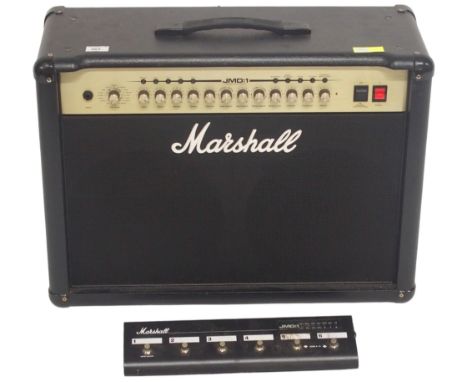 A Marshall JMD:1, 100 Watts, Amplifier, with 16 pre-Amps. Model no: JMD 102, and a JMD:1 footswitch Model: PEDL-10048 Conditi