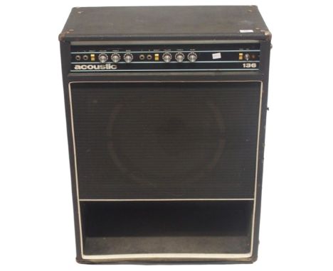 An Acoustic 136 Bass Amplifier, Serial no. EC-1023, made in Van Nuys California Condition Report:Available upon request