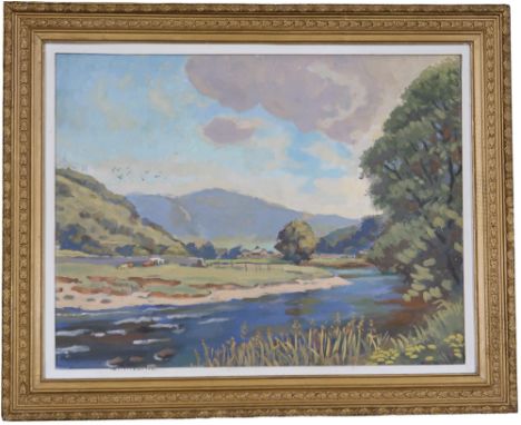 A COLLECTION OF ARTWORKS &nbsp;To include 2 signed coloured etching by Louis Icart, oils and a watercolour (7) Condition Repo