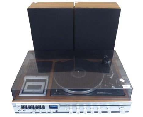 A National Panasonic SG-2070L compact stereo turntable system, equipped with a belt-drive automatic turntable and single cass