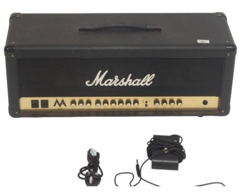 A Marshall MA 50H, 50 Watts, Amplifier Head, Model no: MA 50H, and a Marshall footswitch Condition Report:Available upon requ