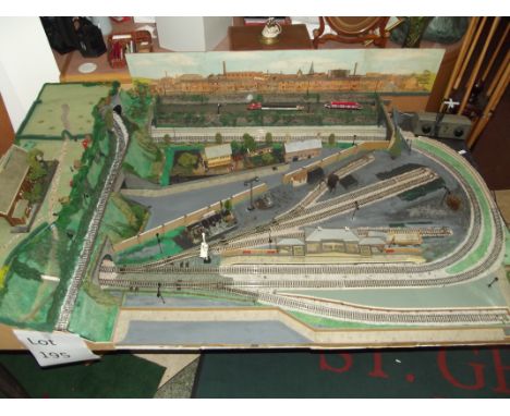 Large scratch built model train layout with Duet transformer, 132cm x 206cm