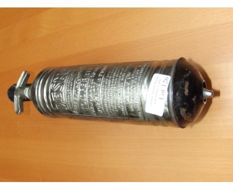 Vintage Desmo fire extinguisher, sealed and full 