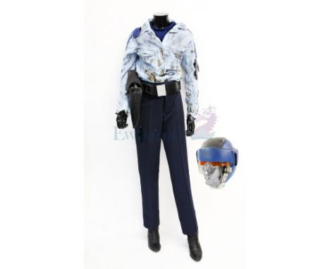 Space Police (1986) - Officer Cathy Costello (Catherine Chevalier) Police uniform used in the pilot episode of Space Police, 