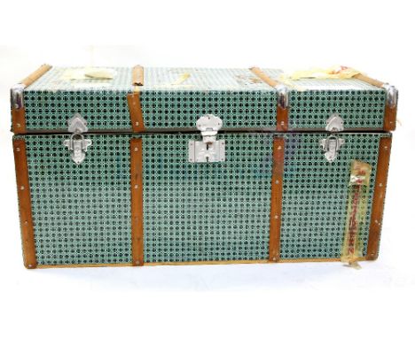 Terrahawks - Large trunk used to transport some of the puppets around the country for events, with some labels still intact a