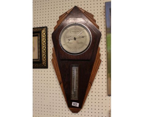 Art Deco cased Barometer 