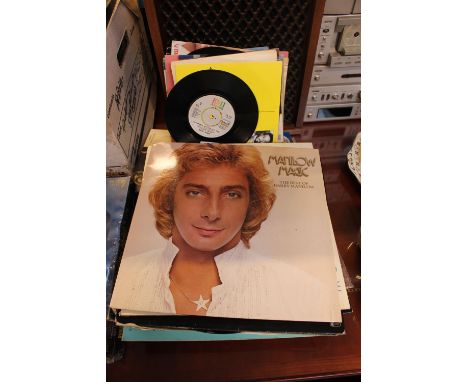 Collection of Vinyl Records and Singles inc. Barry Manilow, Michael Jackson etc 