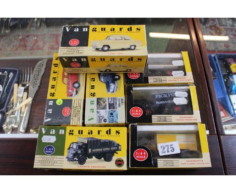 Collection of Dinky Farm and other Vehicles and a collection of Boxed Vanguard vehicles 