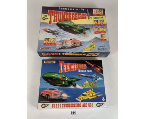 Boxed Matchbox Thunderbirds Rescue Pack and boxed BBC Radio Times Thunderbirds Commemorative Set