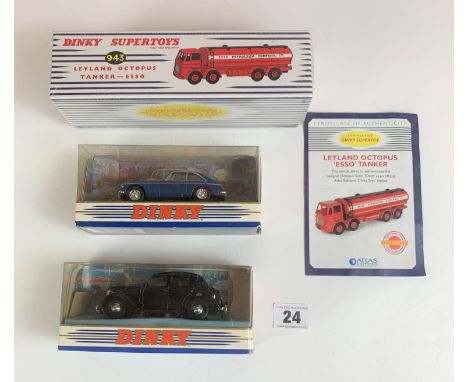 Unopened Boxed Dinky Supertoys Leyland Octopus Tanker Esso 943, 2 Boxed The Dinky Collection Matchbox- DY-5 1950 Ford V8 Pilo