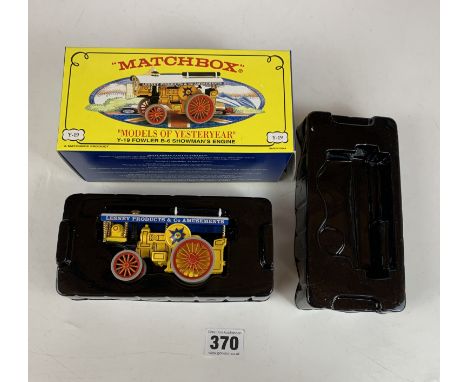 Boxed Matchbox Models of Yesteryear Y-19 Fowler B-6 Showman’s Engine