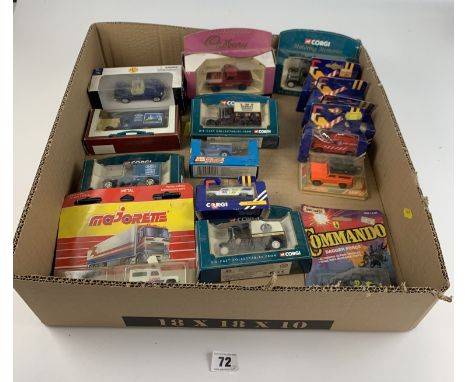 16 assorted boxed model vehicles including Corgi, Matchbox and Days Gone