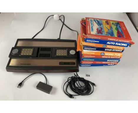 Mattel Electronics Intellivision with 11 games and instructions