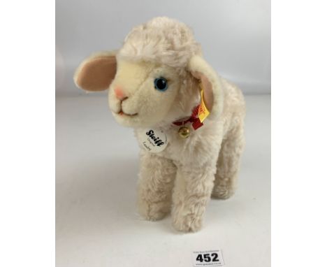 Steiff lamb ‘Lamby’ 10” length x 10” high