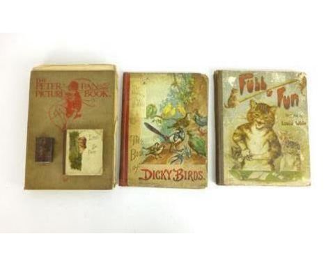 A 1907 hardback edition of 'The Peter Pan' picture book, together with a copy of 'Dickey Birds', a 'Full of Fun' illustrated 