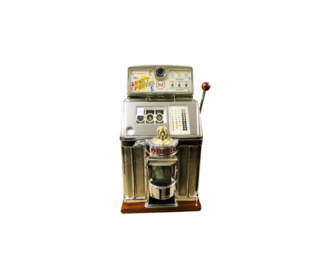 Jennings Lucky Punter 1961 One Arm Bandit. The Lucky Punter was a machine made for the British market by Jennings of Chicago,