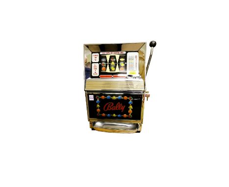 Bally Manufacturing Company Money Honey 1964 One Arm Bandit. The production of the 1964 Bally Money Honey was possibly marked