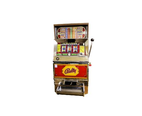 Bally Manufacturing Company 5 Coin Multiplier 1975 One Arm Bandit. The Bally Multiplier was never operated in Britain as a mu