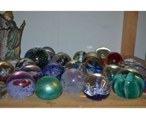 Caithness paperweights - miniature moonflower series; Reflections 1994; Summer Hase 2003; another; Millenium; etc; other pape