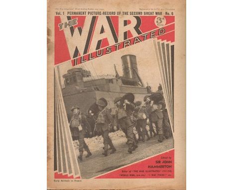 The War Illustrated unsigned (Magazine-Permanent Picture-Record Of  The second World War)  Volume 1.  November 4th, 1939. Art