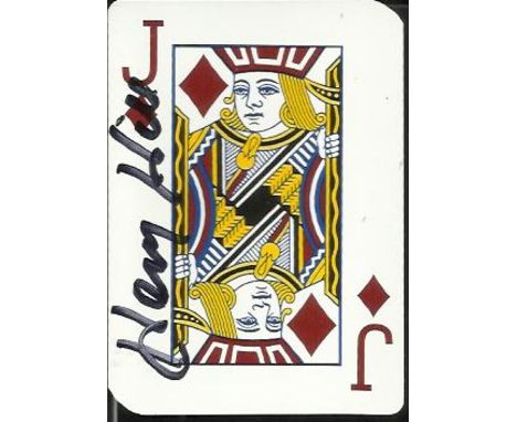 Goodfellas Jack of Hearts playing card autographed by Henry Hill (1943 – 2012) who was a New York City mobster and the real l