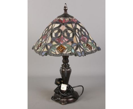 A Tiffany style table lamp. (56cm)  