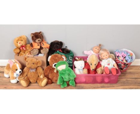 A large collection of mainly toys, to include examples from My Little Pony and soft toys - Build A Bear, Chad Valley, Metrol 