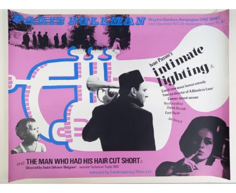 Intimate Lighting and The Man Who Had His Hair Cut Short, 1965, UK Quad, (Double Bill) film poster, 76.2 x 101.6 cm

Rolled, 