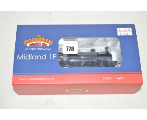 Bachmann Branchline: 00 gauge Midland Class 1F Black Late Crest Locomotive (boxed).