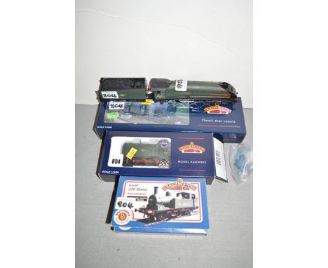 Bachmann Branchline: a 00-gauge rolling stock, comprising: a 0-6-0 T J72 Class locomotive; a J39 64791 locomotive; a 08 Easel