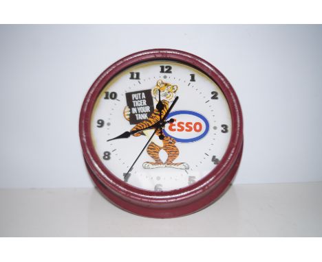 Esso wall clock