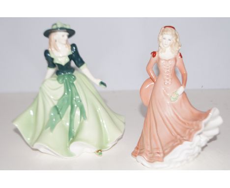 2x Royal Worcester figures 