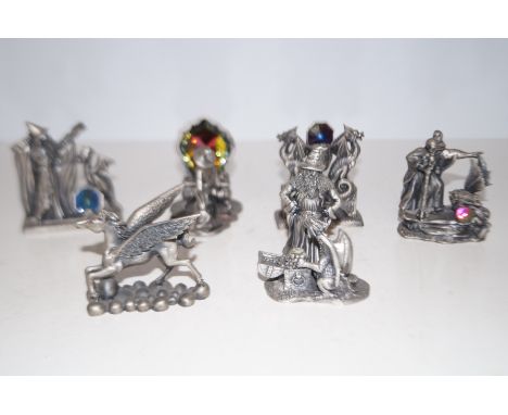 Collection of 6 myth and magic figures