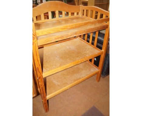 Pine bakers bread shelf 