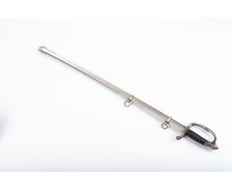 DUTCH OFFICER'S 1852 SWORD Blade in very good condition, marked "Yzerhouwer". Complete with scabbard 