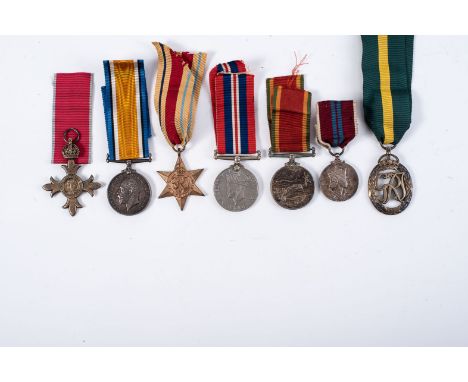 OFFICER OF THE BRITISH EMPIRE, OBE (CIVIL), EFFICIENCY DECORATION( ED) WWI AND WWII GROUPING Officer of the British Empire, O