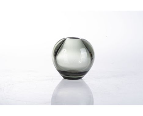 A HOLMEGAARD PER LUTKEN 'RONDO' VASE, CIRCA 1960 Engraved factory mark and designer monogram 