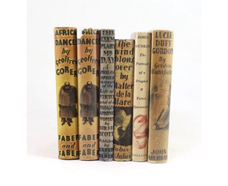 ° ° Barnett Freedman - 6 works with unclipped dust jackets, designed by Barnett Freedman - Waterfield, Gordon - Lucie Duff Go