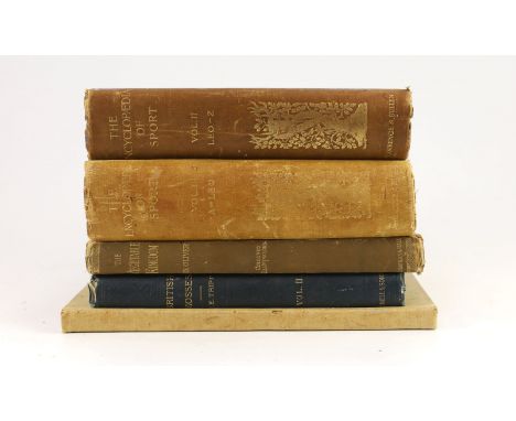 ° ° Edwards, Lionel - My Hunting Sketch Book, 4to, cloth, London, 1928; Tripp, F.E - British Mosses, vol. 2 only, 4to, cloth,