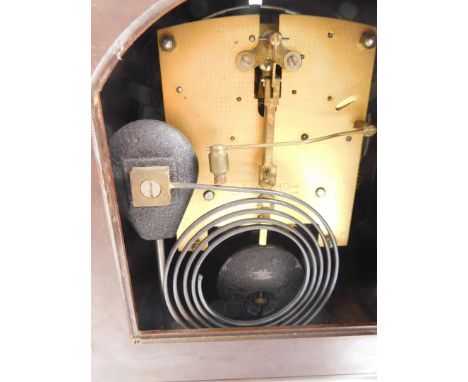 A Hohner small sized piano accordion, 29cm wide, a counted box containing a quantity of counters, Enfield eight day domed top