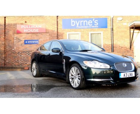 Jaguar XF Premium Luxury V6 automatic motor car, first registered 22.11.2010, registration A3 LNA, 45,108 miles, four door sa