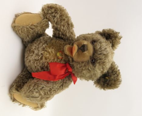 Steiff Zotty growling brown plush teddy bear, height 42cm