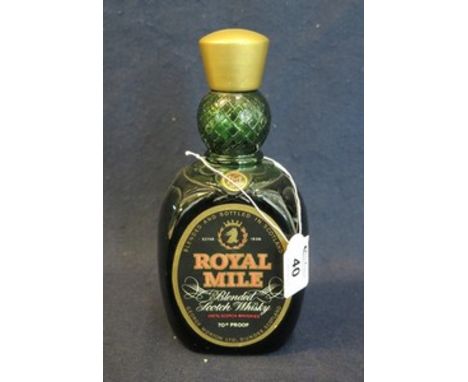 Royal Mile blended Scotch whisky by George Morton Ltd, Dundee, Scotland. 70% proof.(B.P. 24% incl. VAT)