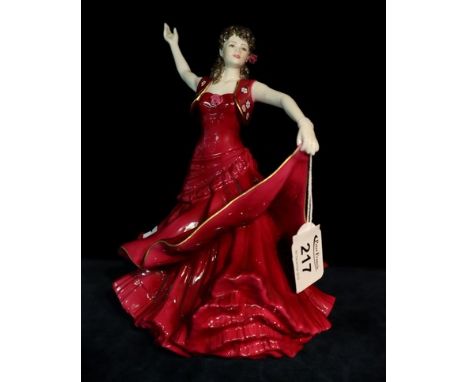 Royal Worcester fine bone china limited edition figurine 'Fandango' limited edition of 2950.(B.P. 24% incl. VAT) CONDITION RE