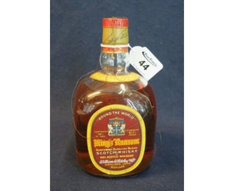 'Round The World' King's Ransom Glenforrest Glenlivet blend Scotch whisky, 26 2/3 fl. ozs. Strength 82.3% proof, sealed, low 